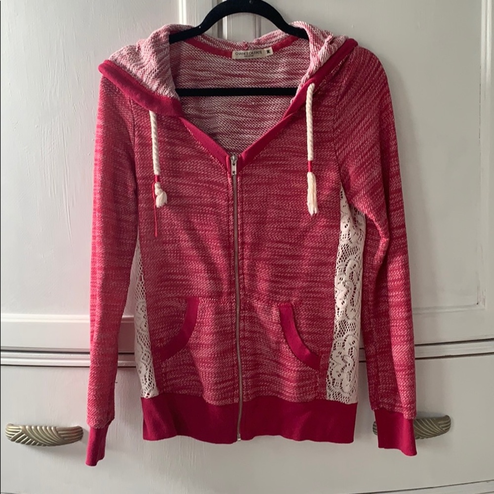 V neck hoodie
